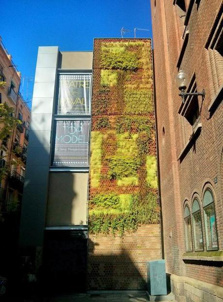 Muro verde Barcelona