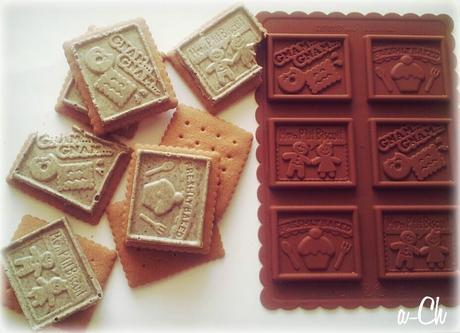 Galletas de Cacao con chocolate blanco y oreo (Silikomart) Galletas de Cacao con chocolate blanco y oreo (Silikomart)