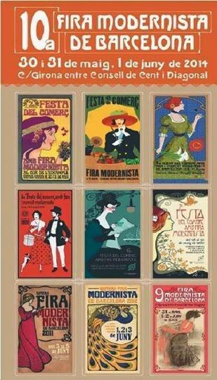 Enjoying the Art Nouveau Street Festival in Barcelona