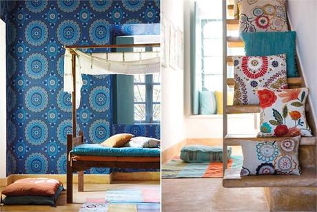 harlequin-jardin-boheme-wallpapers-3 decorar tu casa de verano