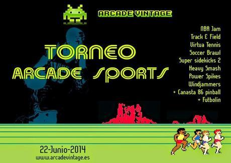 ¡Entrenad vuestros dedos!. Próximo torneo deportivo de Arcade Vintage en su salón recreativo