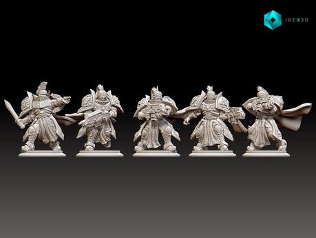 Legio Praetoriana 2 de Kabuki Models lista en 3D