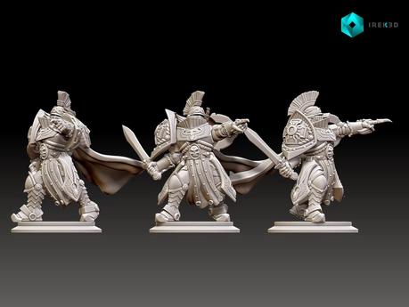 Legio Praetoriana 2 de Kabuki Models lista en 3D