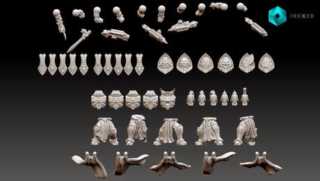 Legio Praetoriana 2 de Kabuki Models lista en 3D