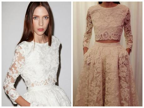 Tendencia 2014: Novias 'crop top'