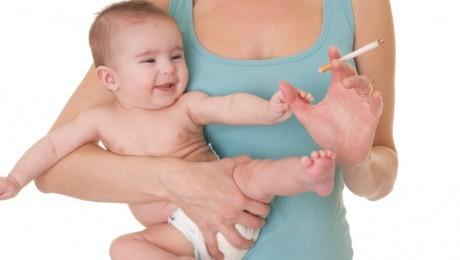Las secuelas en el bebe fumador pasivo Las secuelas en el bebe fumador pasivo