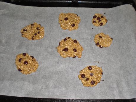 Galletas de avena y chocolate / Oatmeal chocolate chip cookies