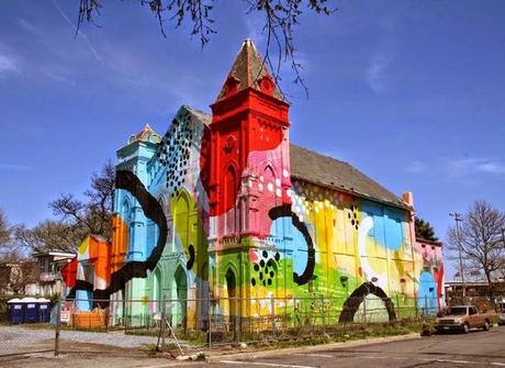 Hense Explosión de Colores en el Graffiti