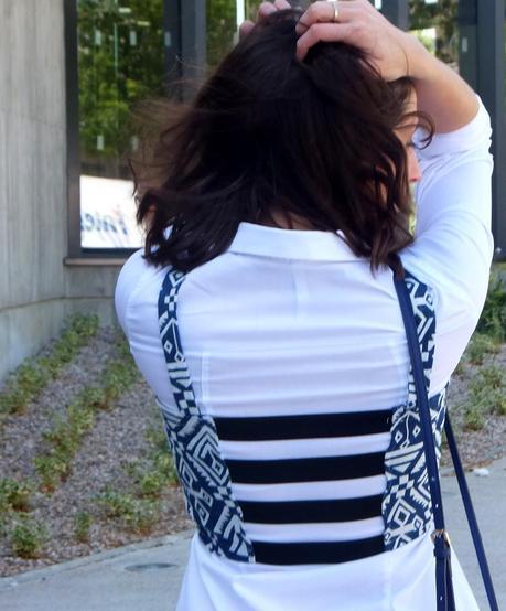 Cropped top y Boyfriend Jeans de Zara