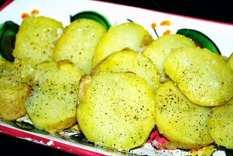 Patatas asadas en el micro