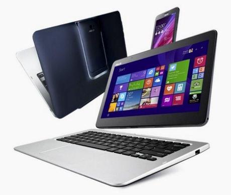 ASUS Transformer Book V, rara combinación entre laptop/tableta Windows 8.1 y smartphone Android #Computex2014 transformer-book-v-asus