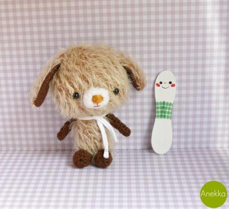 osito de mohair anekka handmade amigurumilandia. hecho a mano mohair anekka handmade