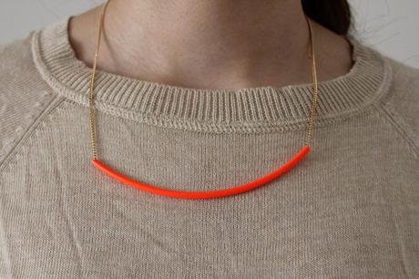 Denim shorts and DW watch collar neon