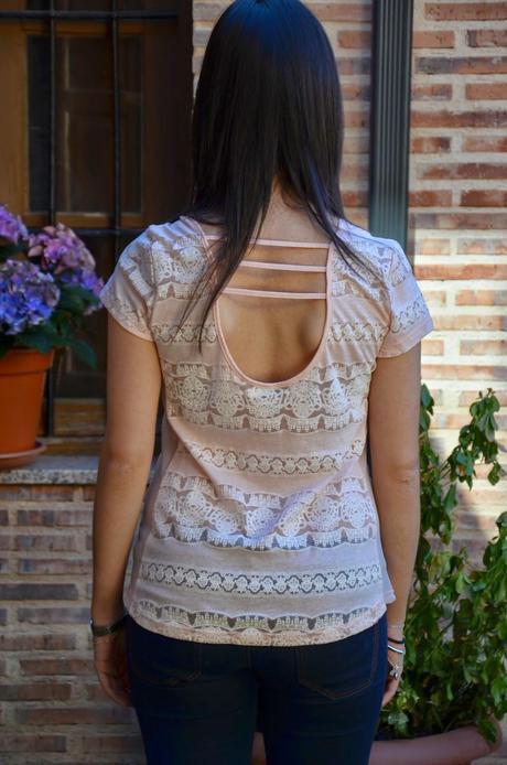 Maraya Moda: Camiseta nude con lazo!!! Maraya Moda: Camiseta nude con lazo!!!