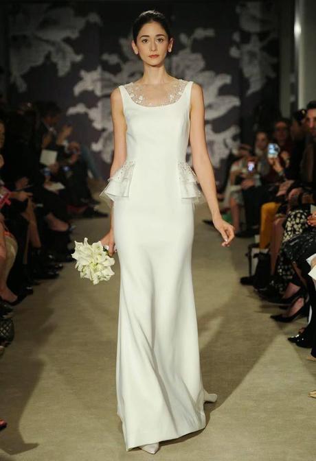 Vestidos de novia 2015 de Carolina Herrera: elegancia y clasicismo para novias soñadoras