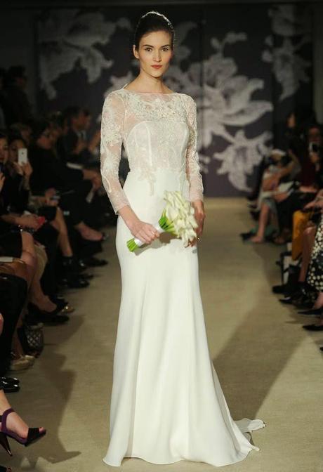 Vestidos de novia 2015 de Carolina Herrera: elegancia y clasicismo para novias soñadoras