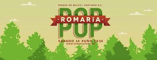 Cartel de la Romaría Pop 2014 de Santiago de Compostela
