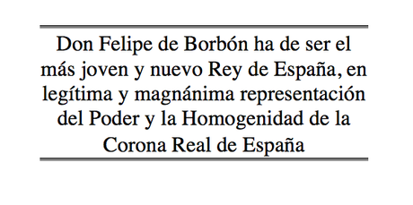 ¡Este blog apoya a la Corona de España!