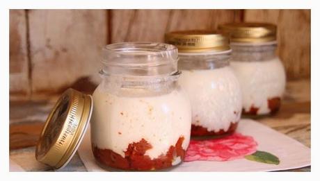 panna cotta al gorgonzola con tomates ital