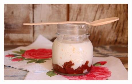 panna cotta al gorgonzola con tomates ital