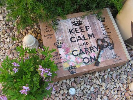 Caja de vino Keep calm