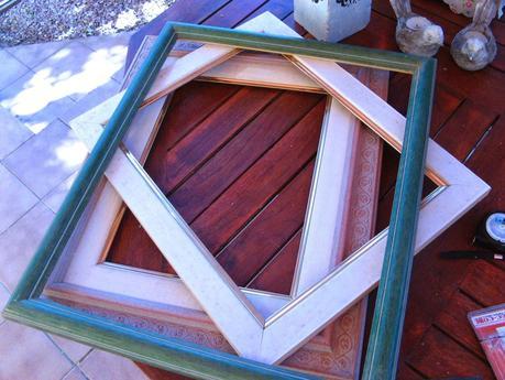 Reciclaje de unos marcos