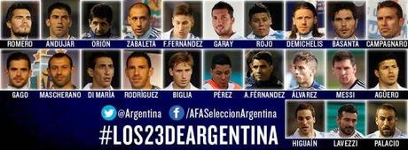 Argentina dio su lista para Brasil