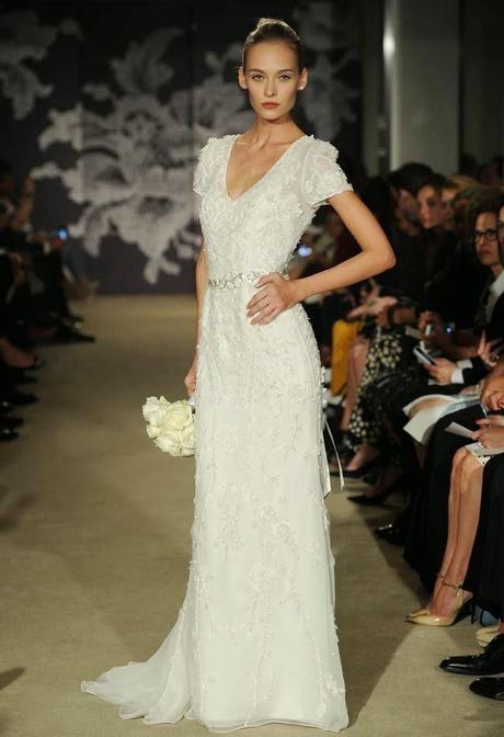 Vestidos de novia 2015 de Carolina Herrera: elegancia y clasicismo para novias soñadoras