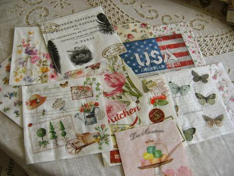 Nuevas servilletas y figuras