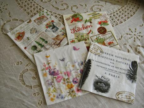 Nuevas servilletas y figuras