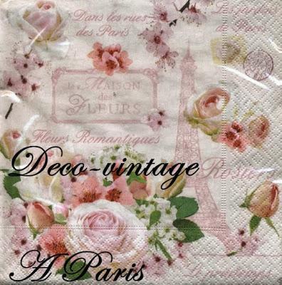 Novedad:Servilletas decoradas, a la venta