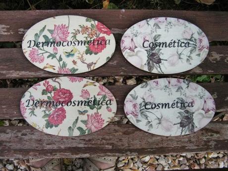 Placas para una herboristeria en La Coruña