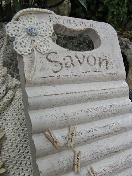 Tablas de lavar decoradas