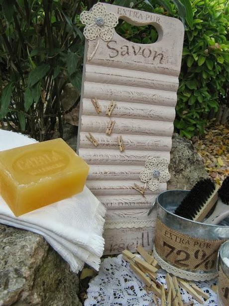 Tablas de lavar decoradas