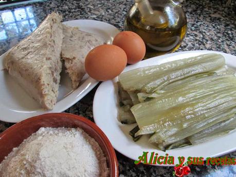 TRONCOS DE ACELGA RELLENOS