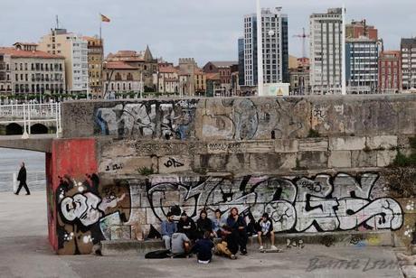 Paisajes de Gijón y el TBM, una excusa para seguir en movimiento gente2
