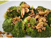 Brócoli almendras cítricos
