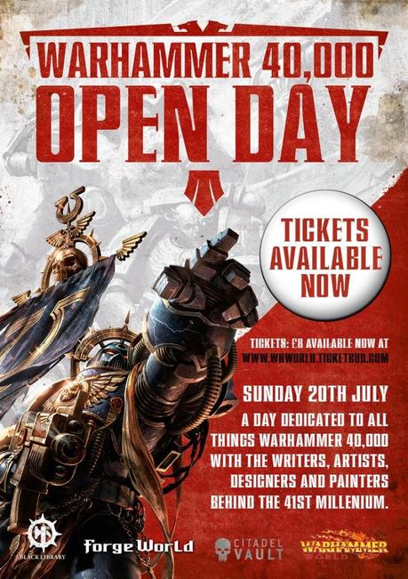 Warhammer 40K Open Day,mas eventos...y no hay Games Day?