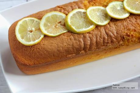Bizcocho húmedo de limón. Receta exprés