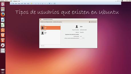 Tipos de usuarios que existen en ubuntu