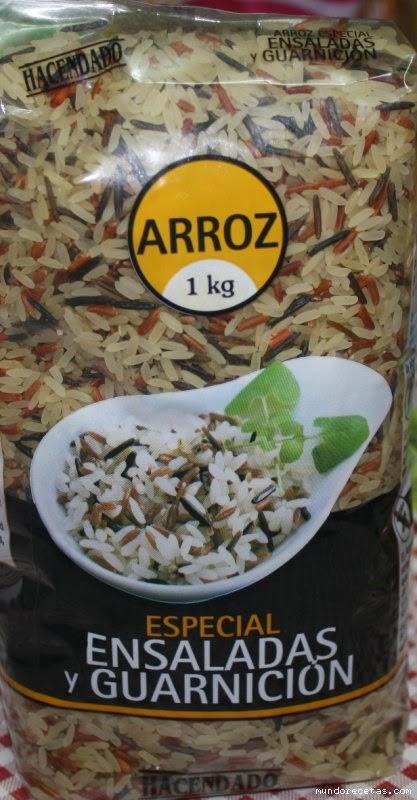 Mezcla de arroz vaporizado, salvaje y rojo de Mercadona