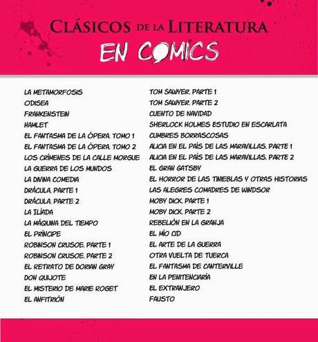 CLÁSICOS DE LA LITERATURA EN COMICS: Nueva colección de Aguilar