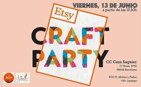 Te vienes a la Etsy Craft Party en Barcelona?