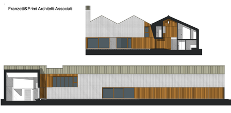 Galpones industriales reciclados como inusual residencia con salón. Galpones industriales reciclados como inusual residencia con salón.