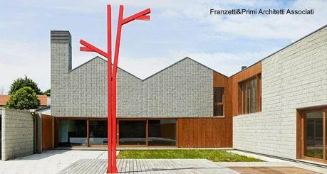 Galpones industriales reciclados como inusual residencia con salón. Galpones industriales reciclados como inusual residencia con salón.