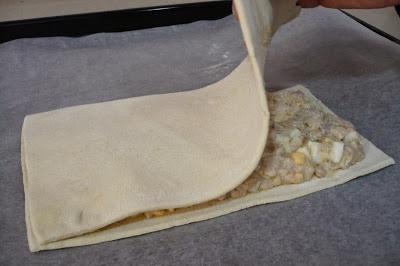 Pastel de pollo con bechamel