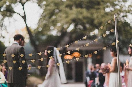 Una boda en tonos rosas y dorados