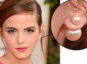 Pendiente doble perla inspiracion Dior