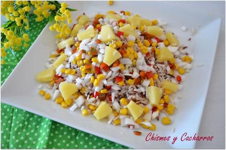 Ensalada de arroz Tropical