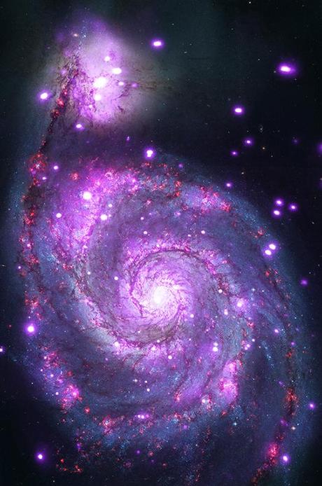 La Galaxia del Remolino en rayos X